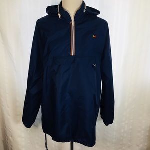 Vintage Bon Jour Women’s Navy Blue‎ Windbreaker